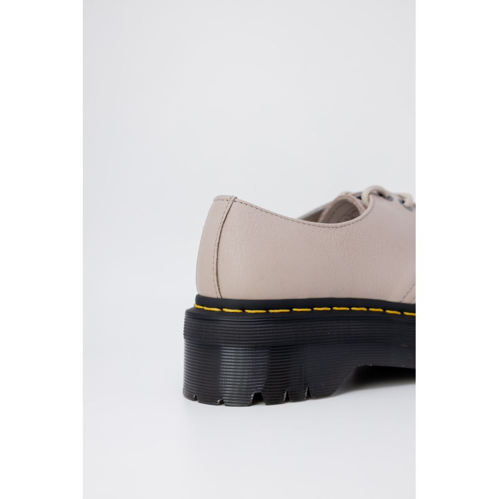 Botte en cuir violet à lacets