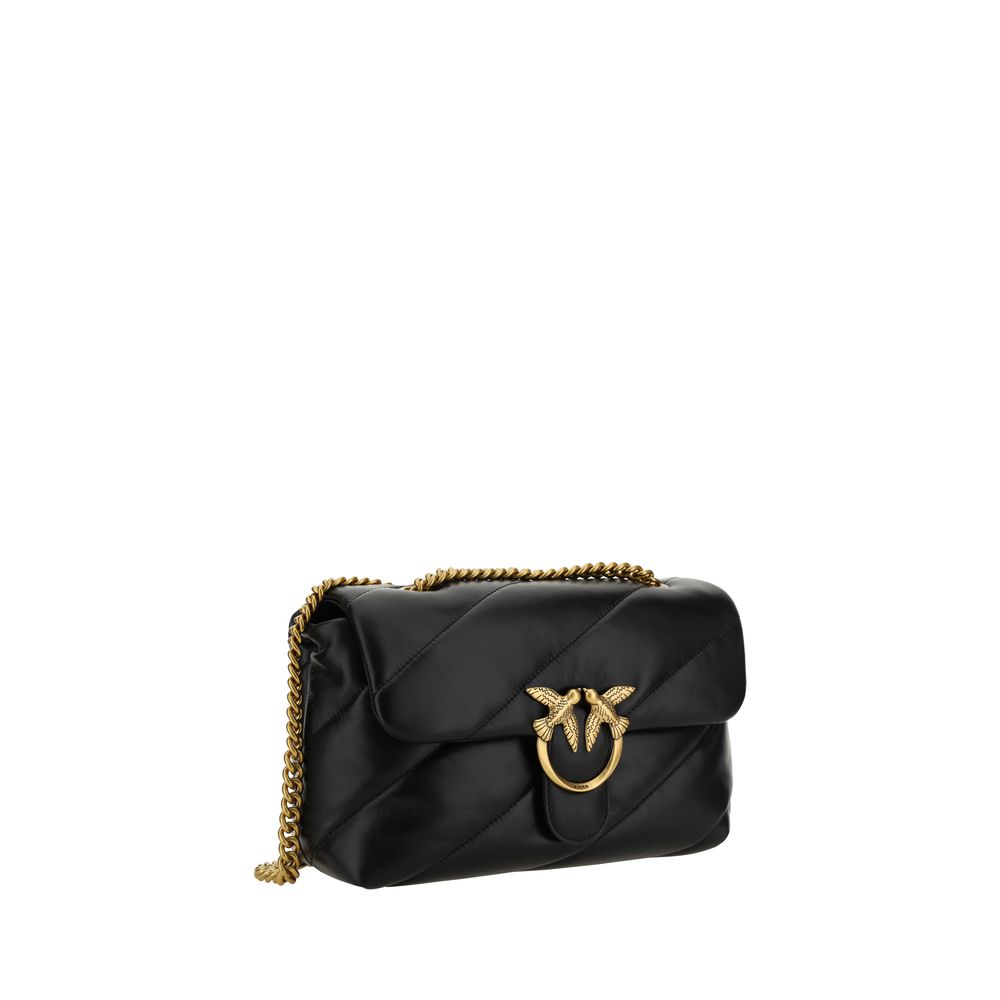 Black Calf Leather Bos Taurus Shoulder Bag