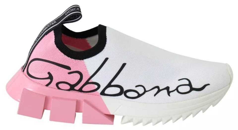 Sneakers Sorrento rose et blanc avec logo