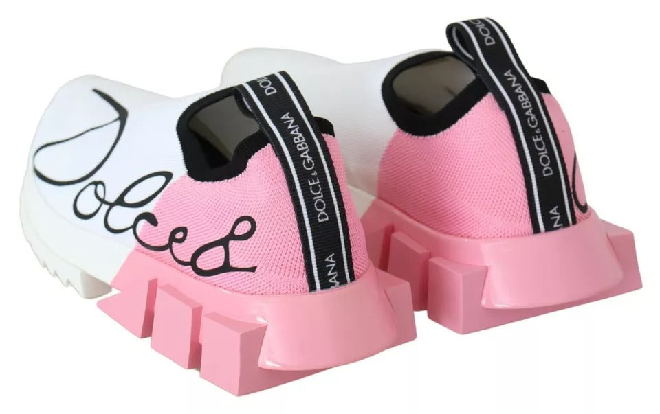 Sneakers Sorrento rose et blanc avec logo