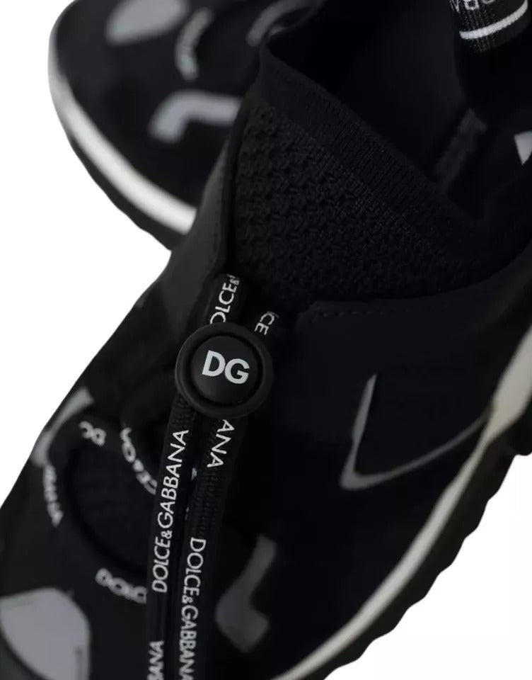 Sneakers homme Sorrento, noir et blanc, logo.