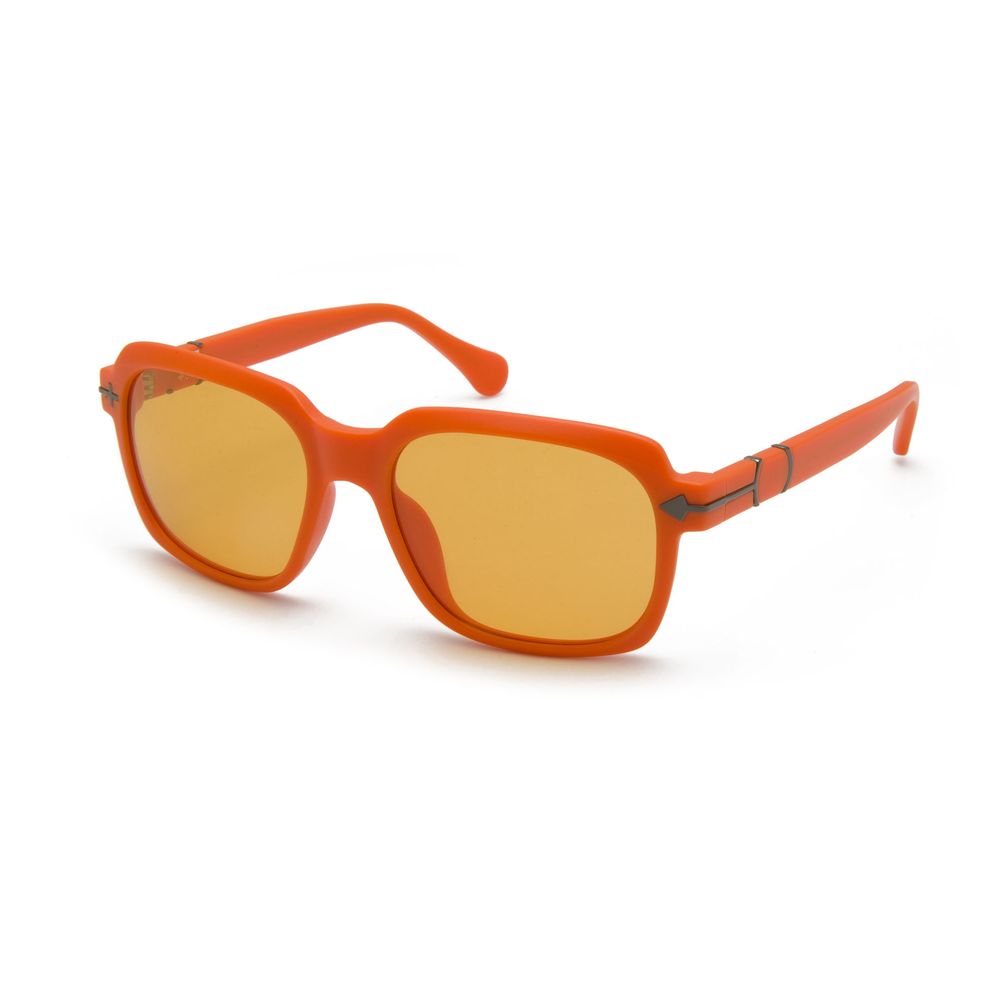 Lunettes de soleil en acétate orange