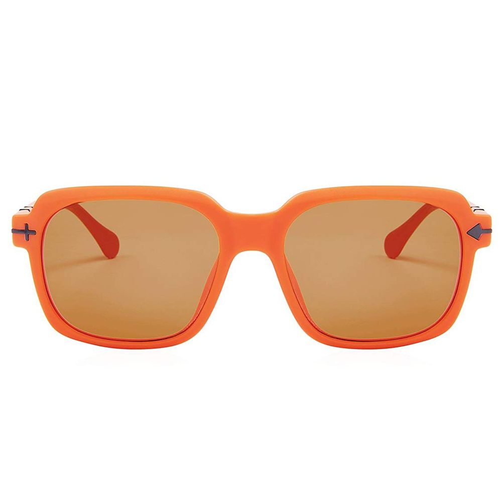 Lunettes de soleil en acétate orange