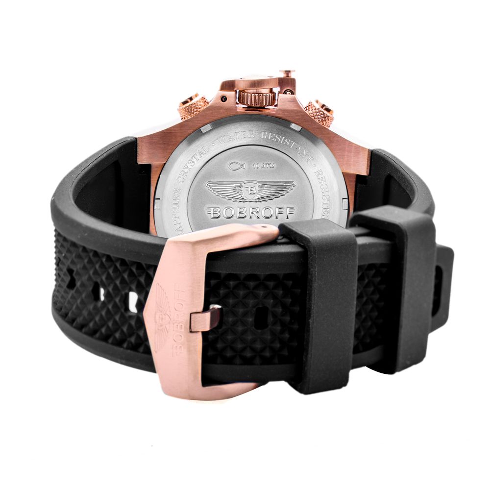 Montre en caoutchouc noir