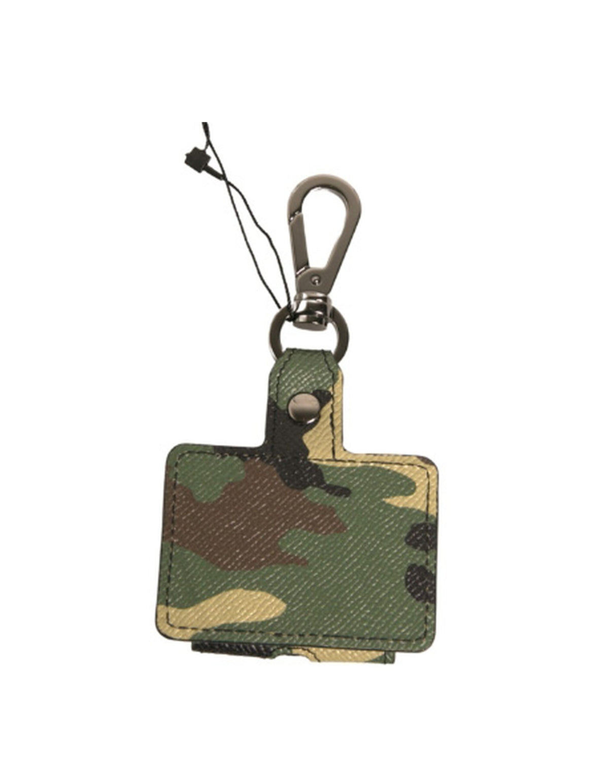 Étui Airpods en cuir et métal multicolore camouflage