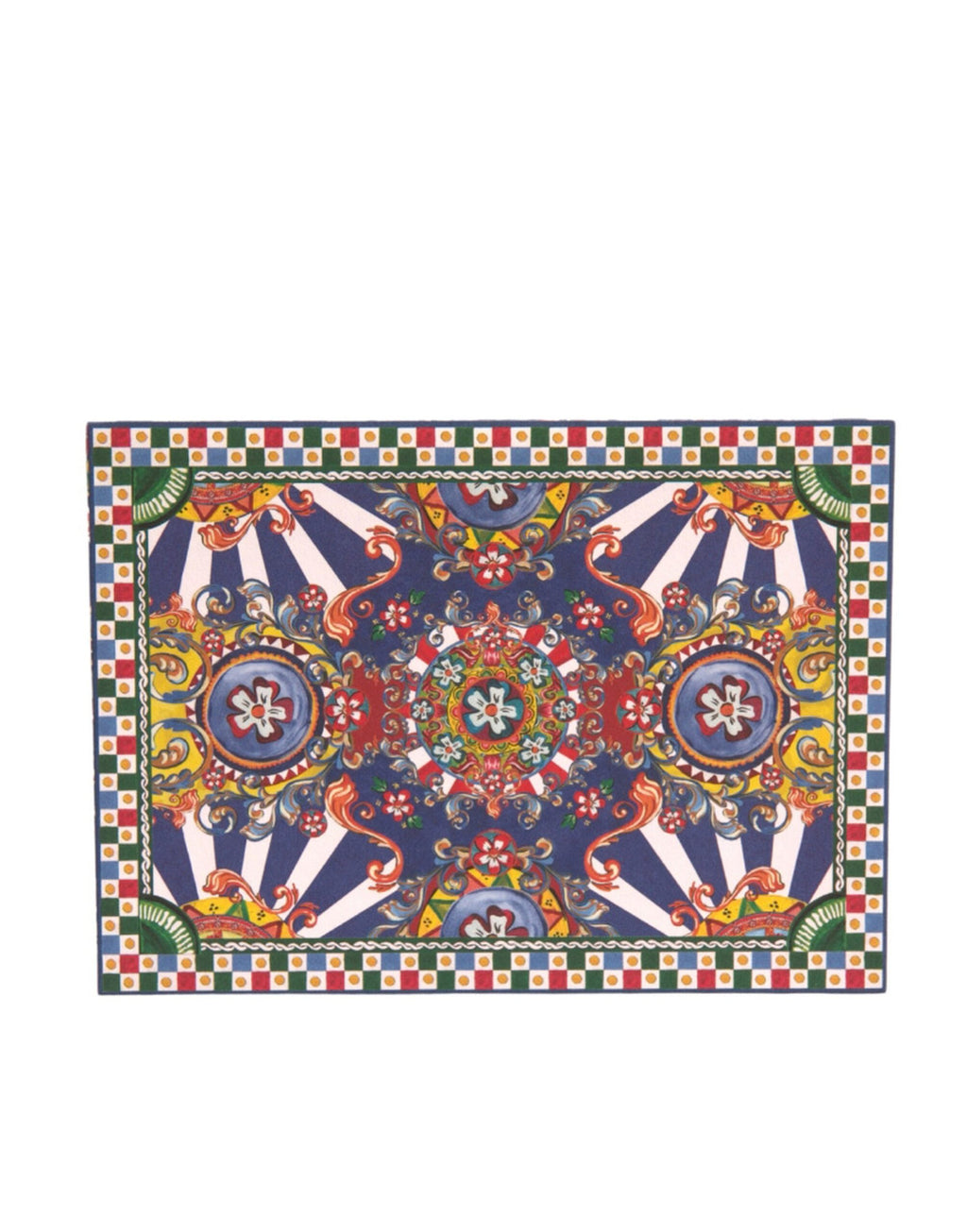 Porte-cartes multicolore en forme d'enveloppe Carretto Siciliano