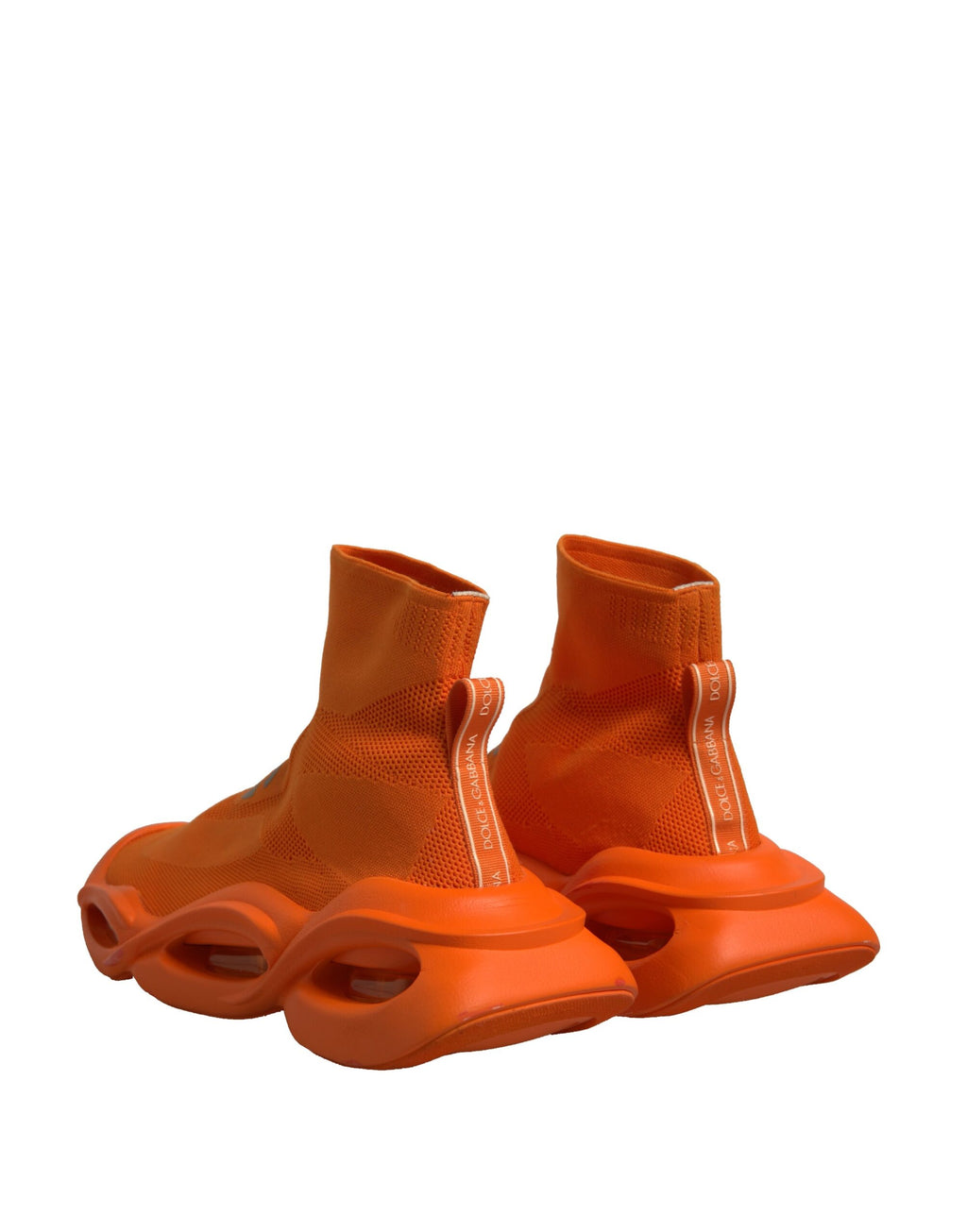 Sneakers homme, baskets à enfiler, motif vague, couleur orange.