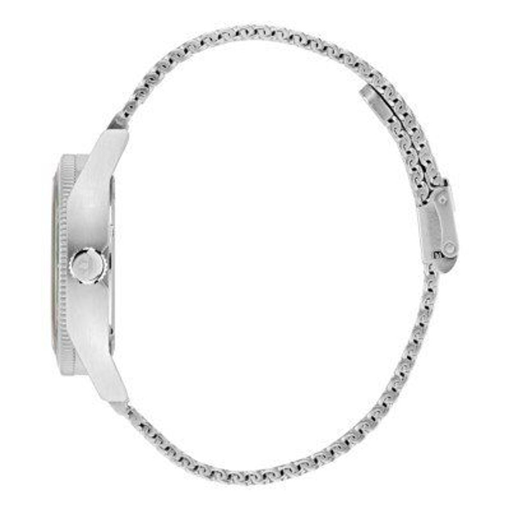 Gray Stainless Steel Dress Watch