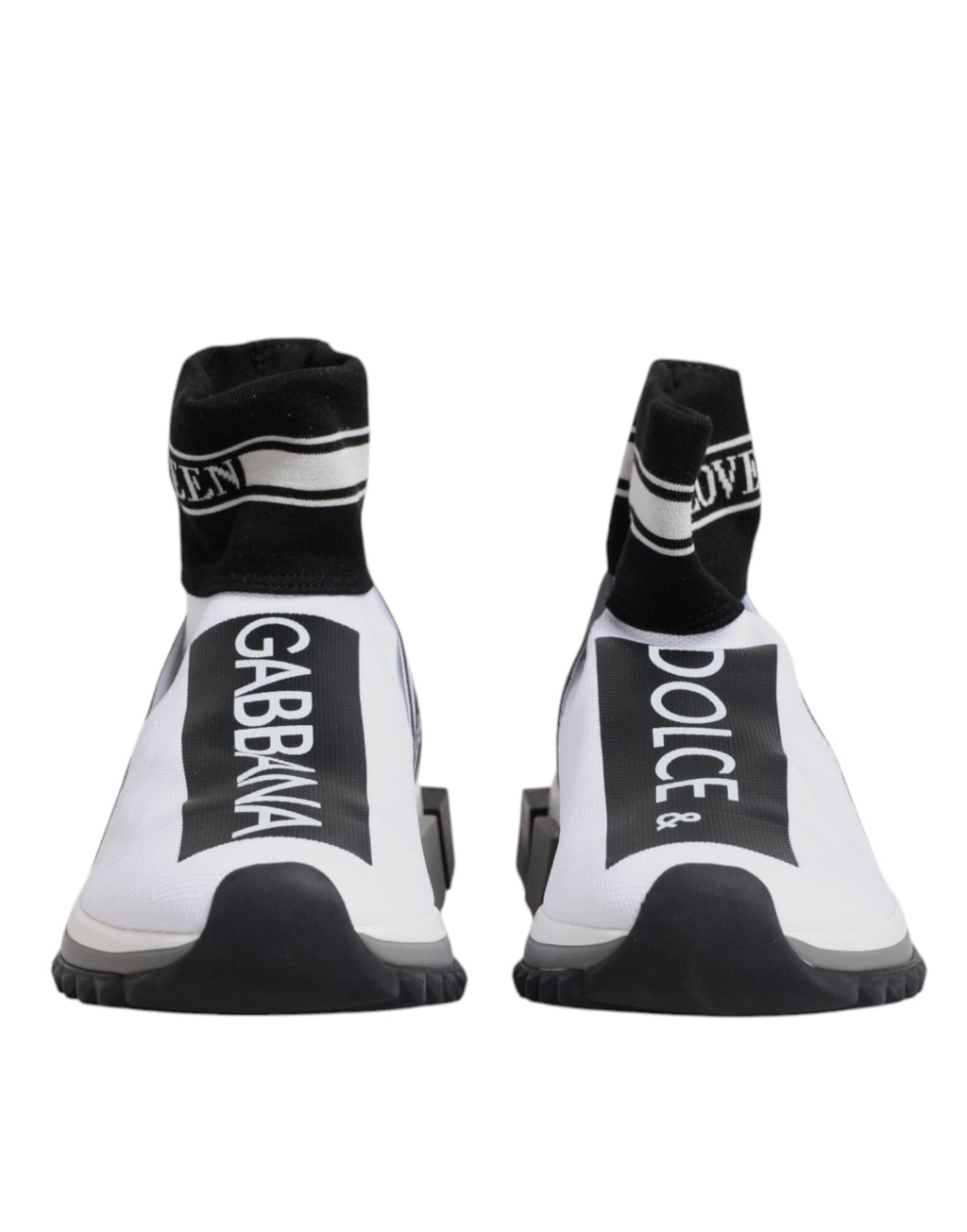 Chaussures baskets blanches et noires Sorrento