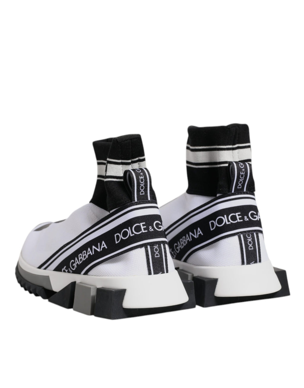 Chaussures baskets blanches et noires Sorrento
