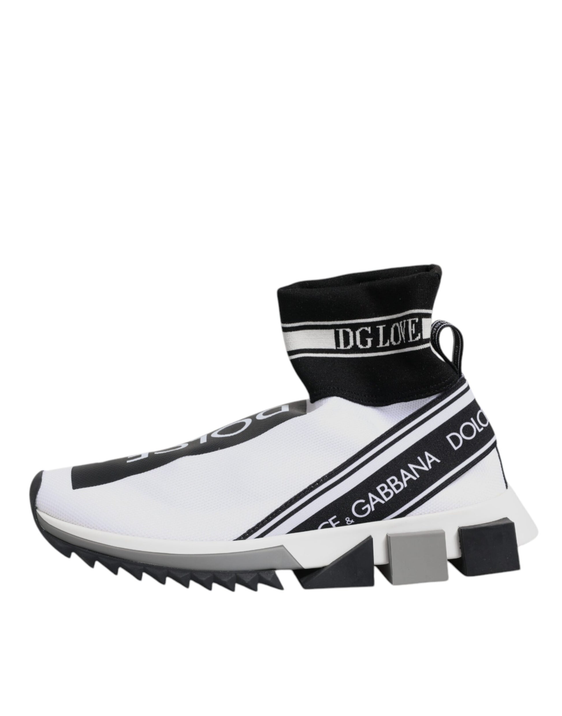 Chaussures baskets blanches et noires Sorrento