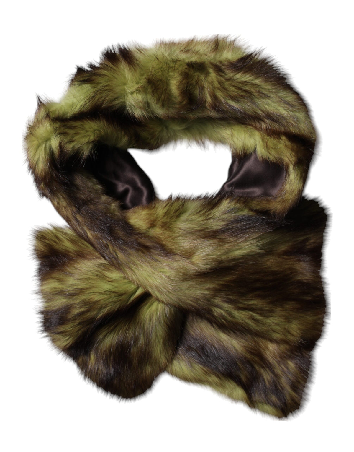Écharpe multicolore en fourrure, cache-cou, collerette, foulard.