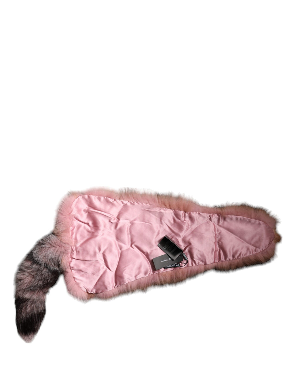 Chaleuseur de cou en fourrure de renard rose glacé, écharpe d'hiver