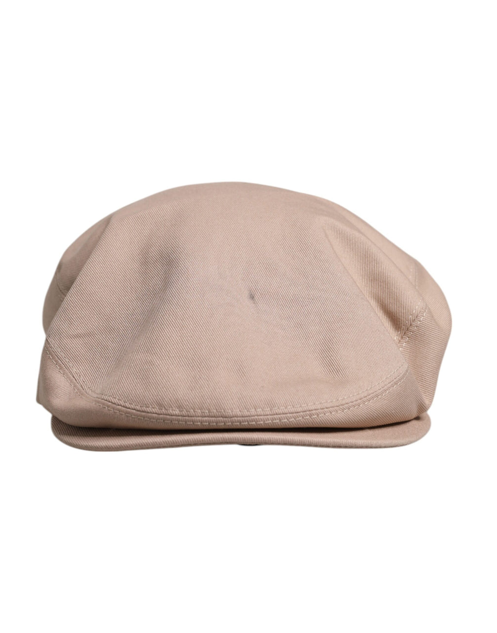 Bonninette en coton beige, chapeau de chauffeur de taxi.