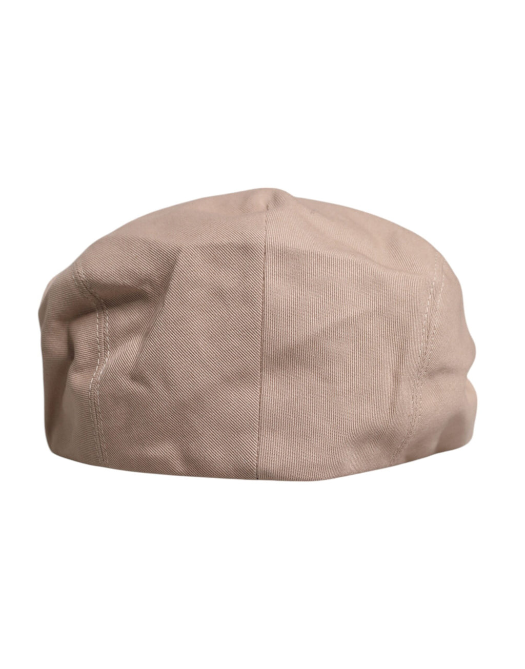 Bonninette en coton beige, chapeau de chauffeur de taxi.