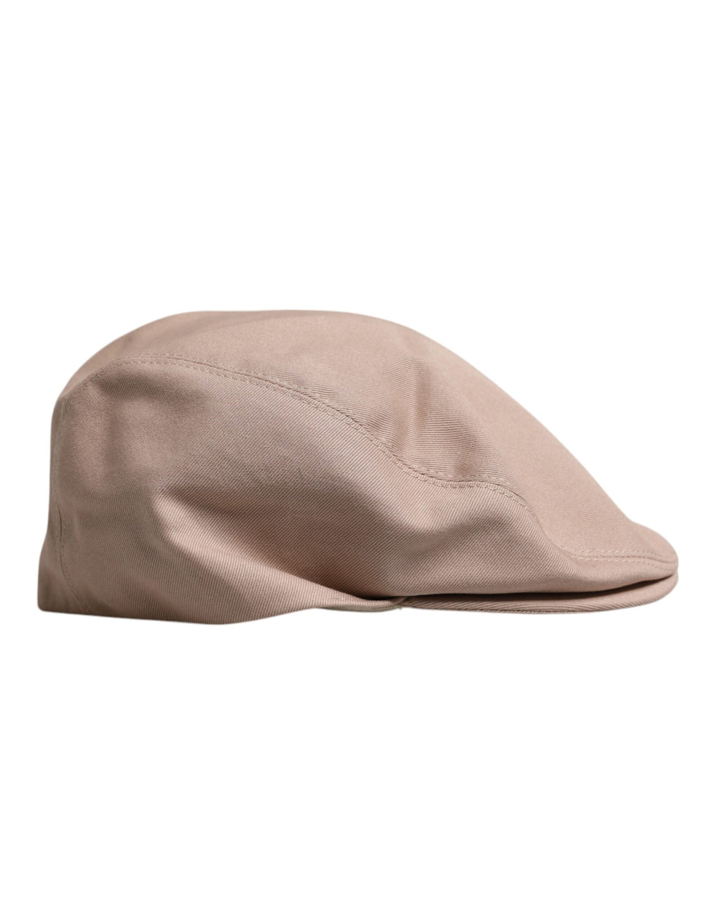 Bonninette en coton beige, chapeau de chauffeur de taxi.