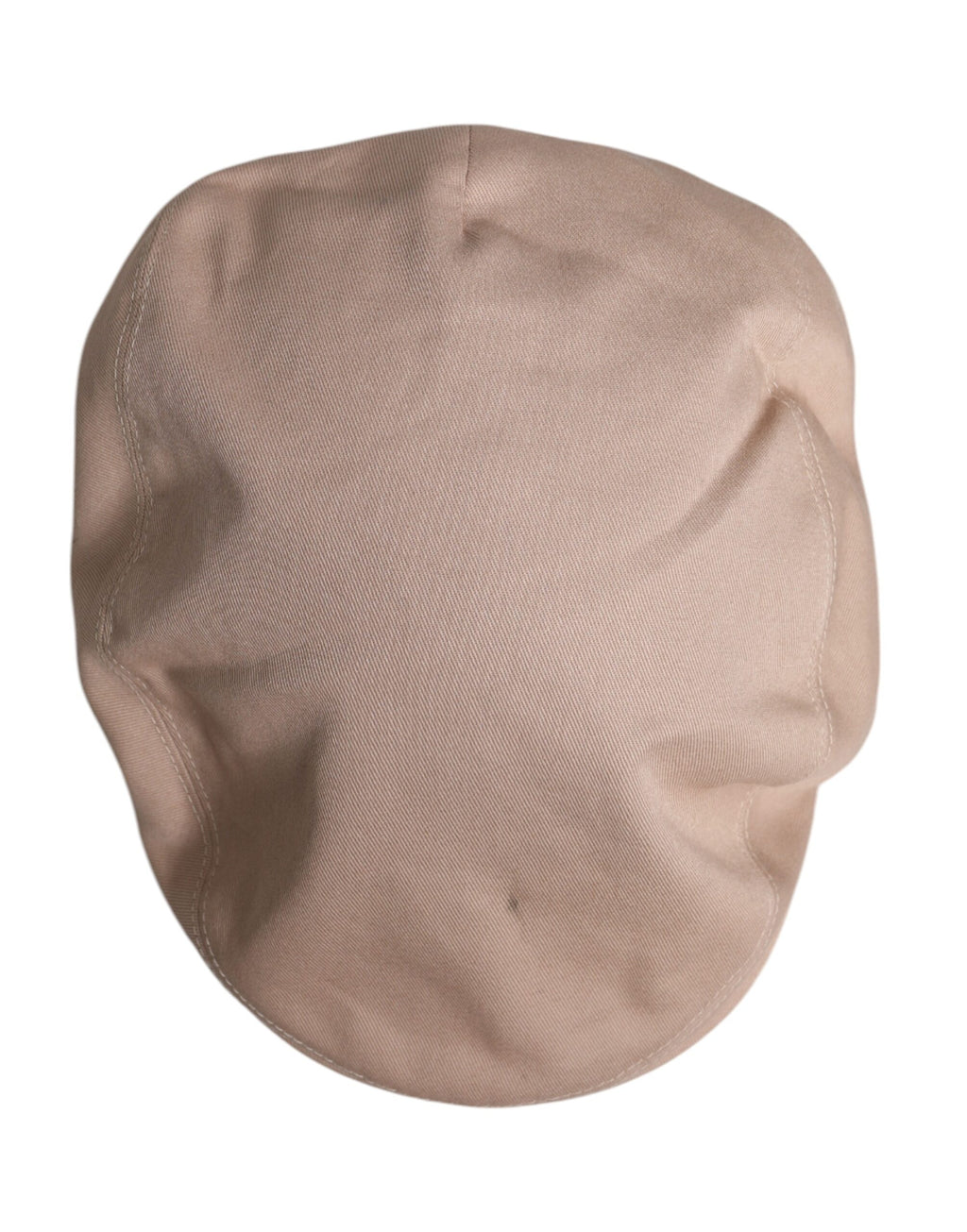 Bonninette en coton beige, chapeau de chauffeur de taxi.