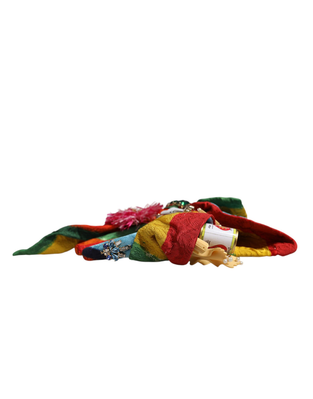 Diadème multicolore à fleurs et cristaux