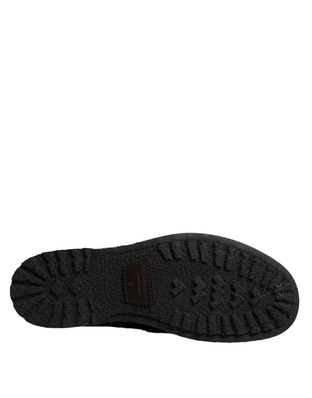 Bottines mi-mollet en cuir noir style Pony