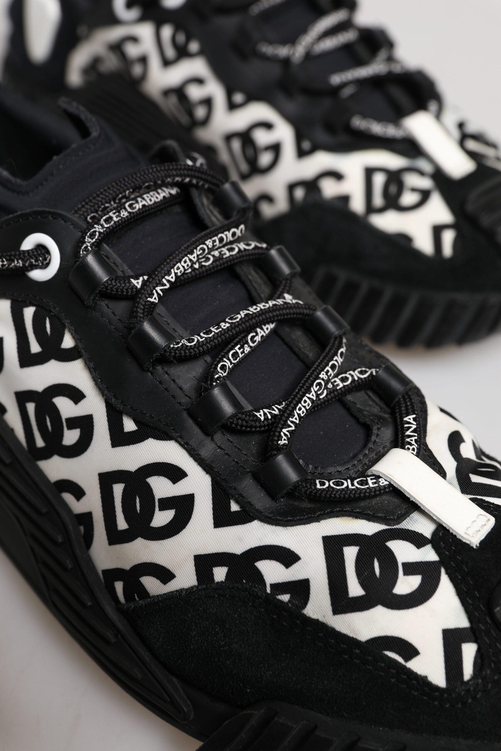 Black Logo Lace Up Low Top NS1 Sneakers Shoes
