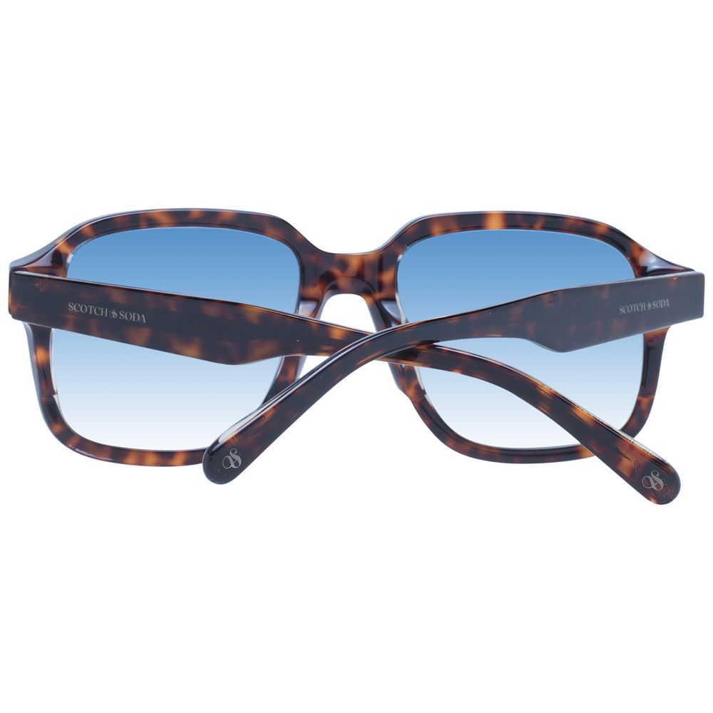Brown Metal Sunglasses