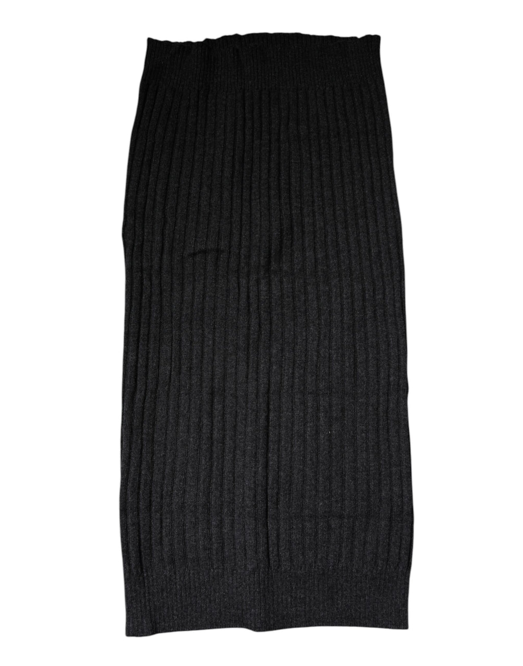 Écharpe foulard en cachemire noir tricoté pour le cou