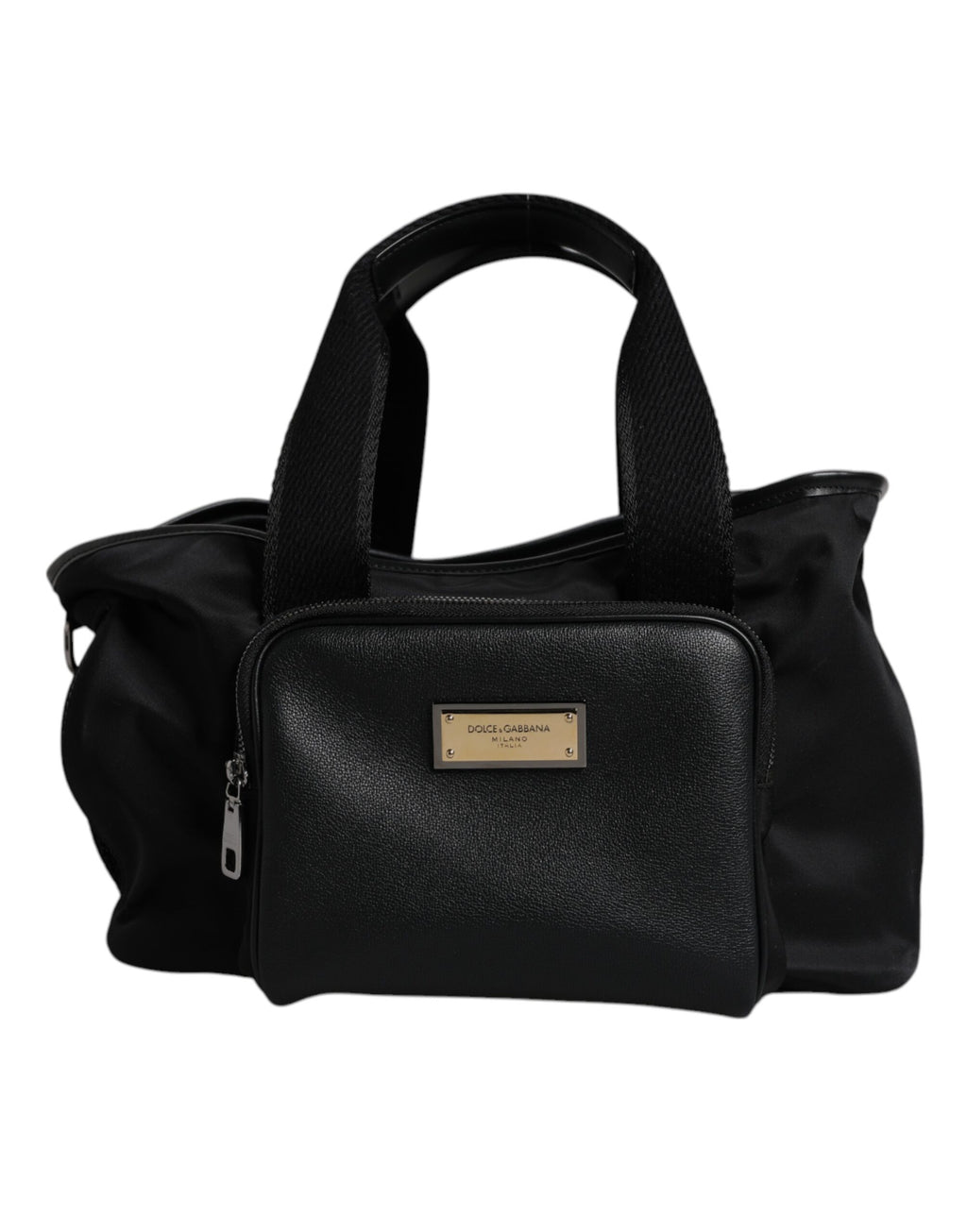 Black Shoulder Strap Pet Carry Logo Plaque Bag