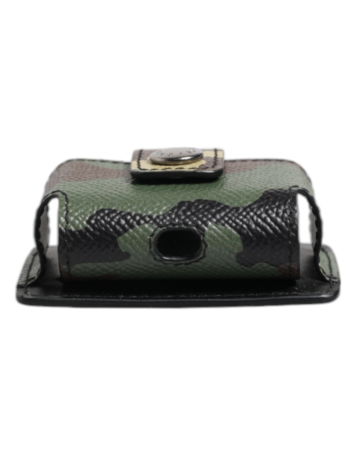 Étui Airpods en cuir multicolore camouflage