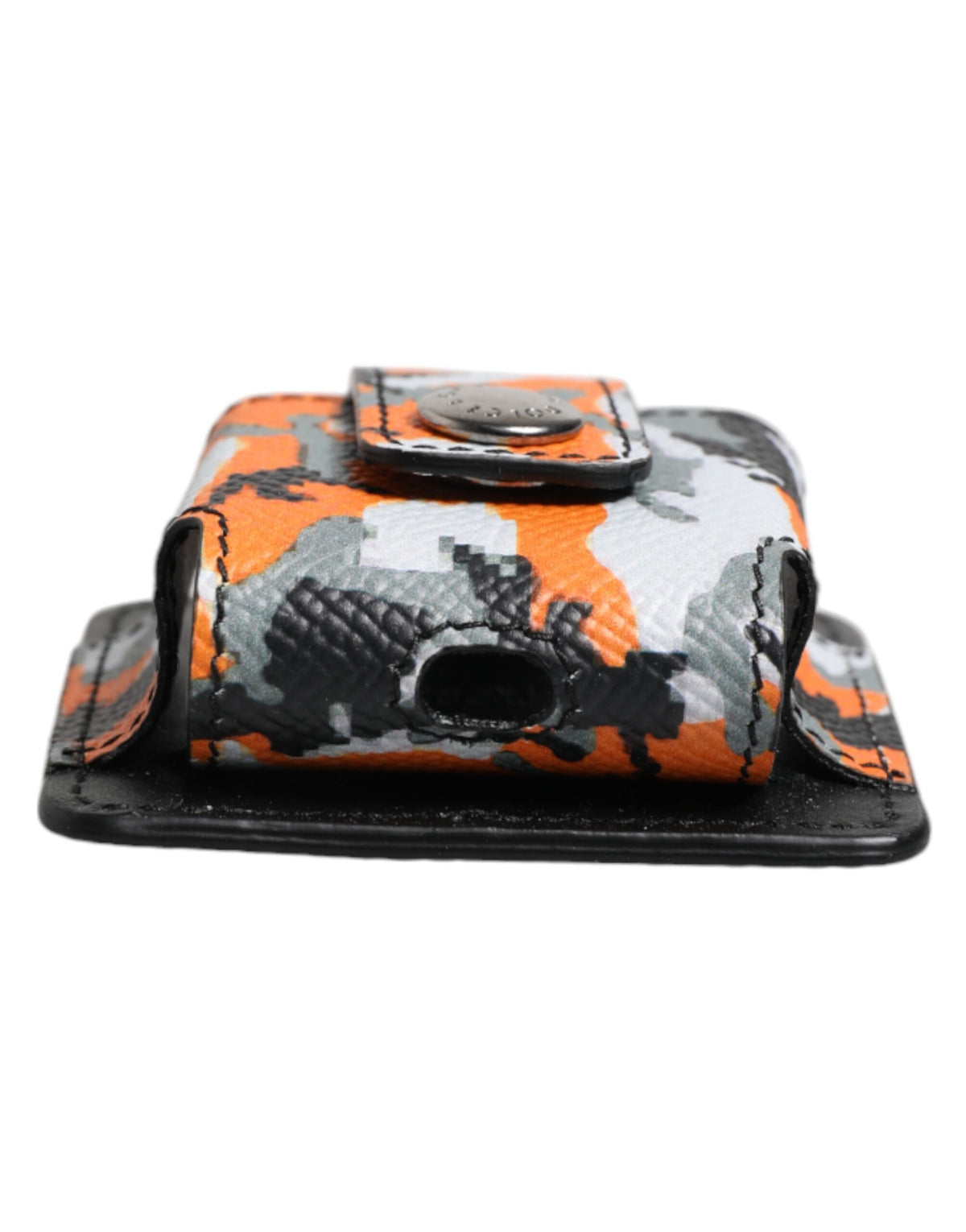 Étui Airpods en cuir multicolore camouflage