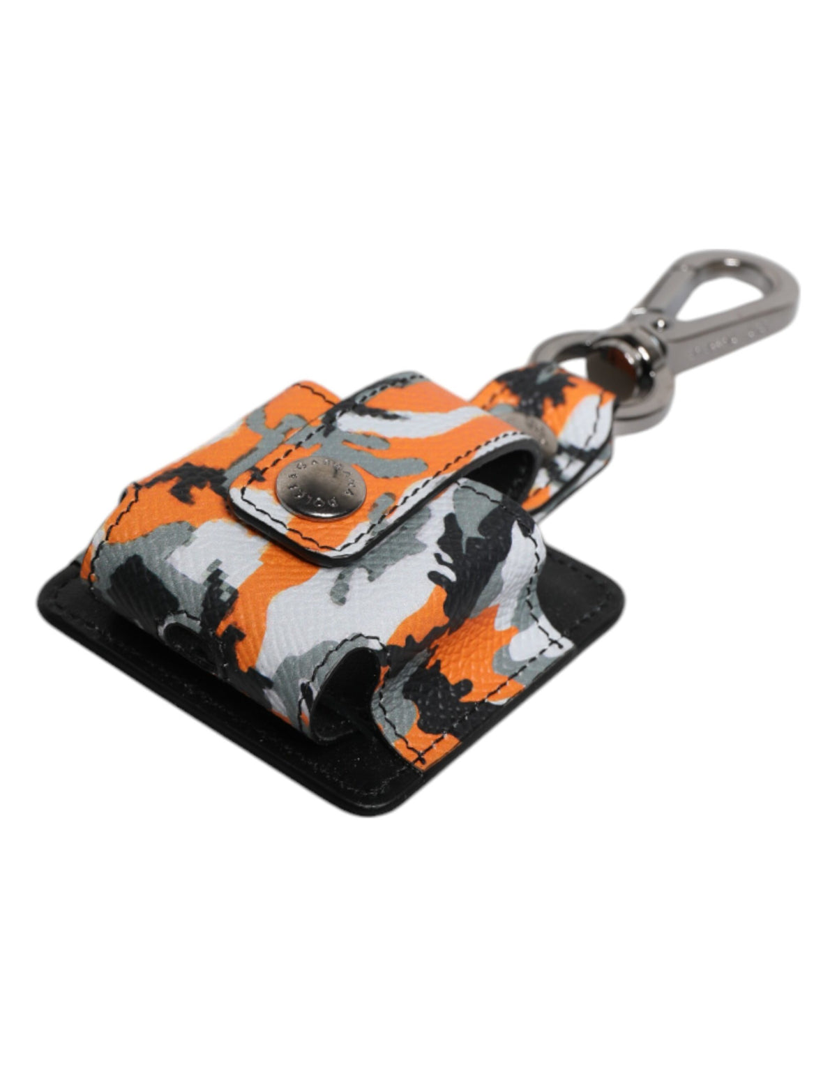 Étui Airpods en cuir multicolore camouflage