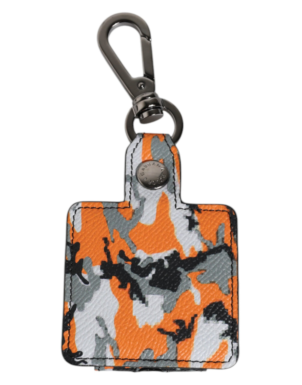 Étui Airpods en cuir multicolore camouflage