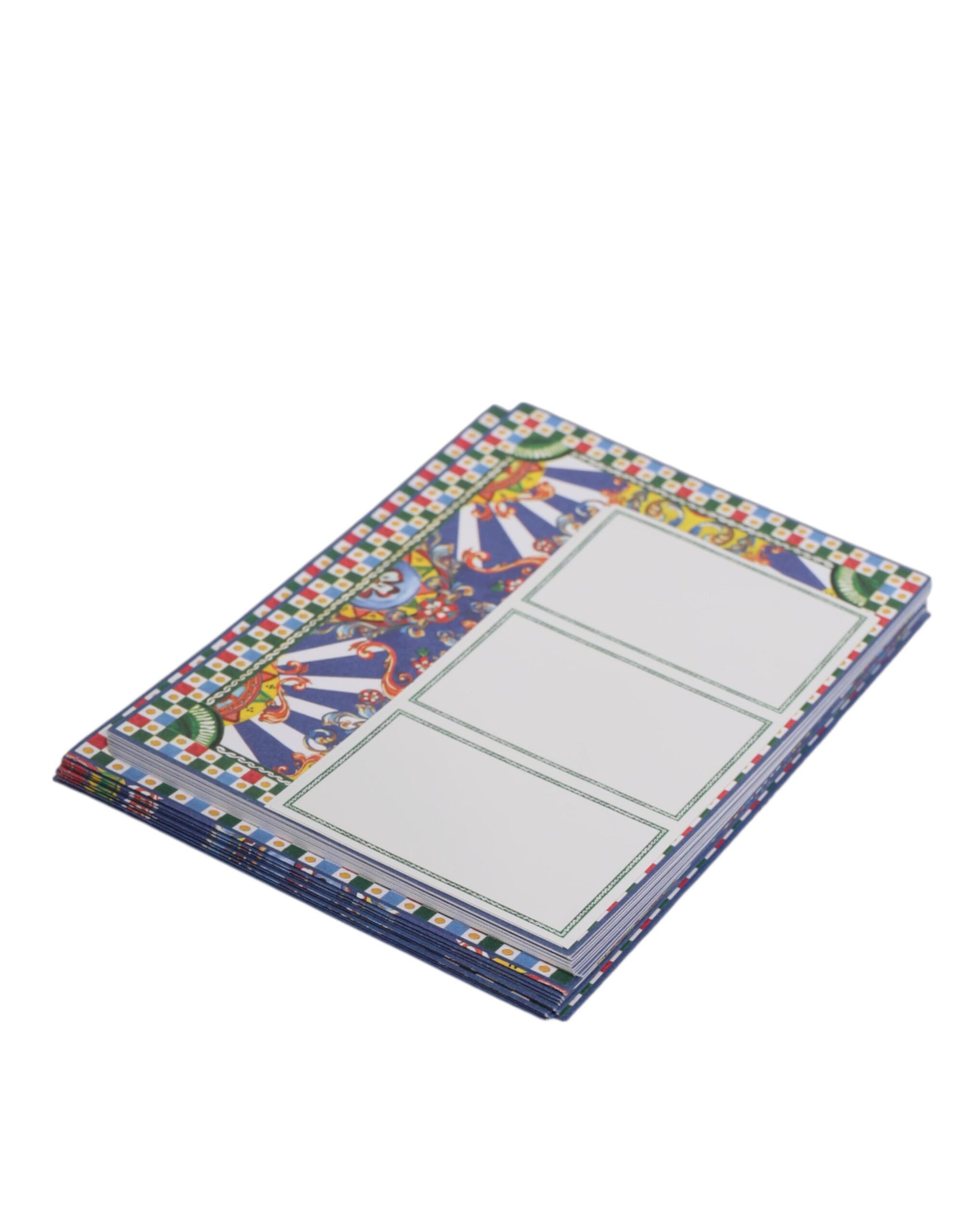 Porte-cartes multicolore en forme d'enveloppe Carretto Siciliano