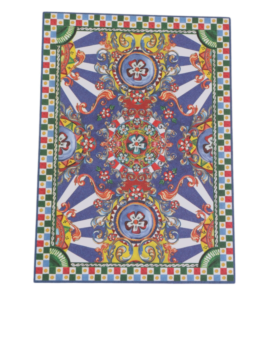 Porte-cartes multicolore en forme d'enveloppe Carretto Siciliano