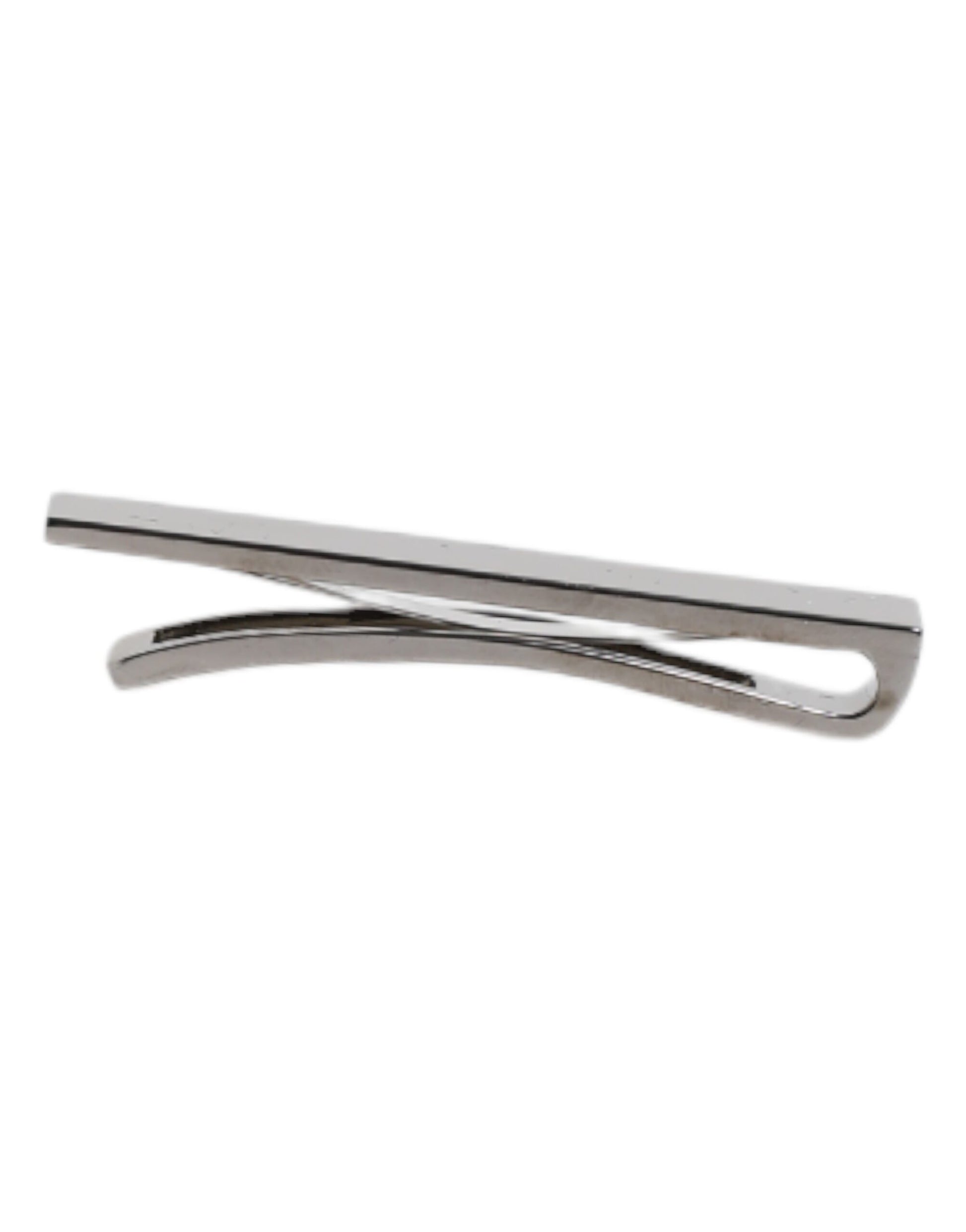 Black Tone Brass Logo Branded Tie Clip Bar