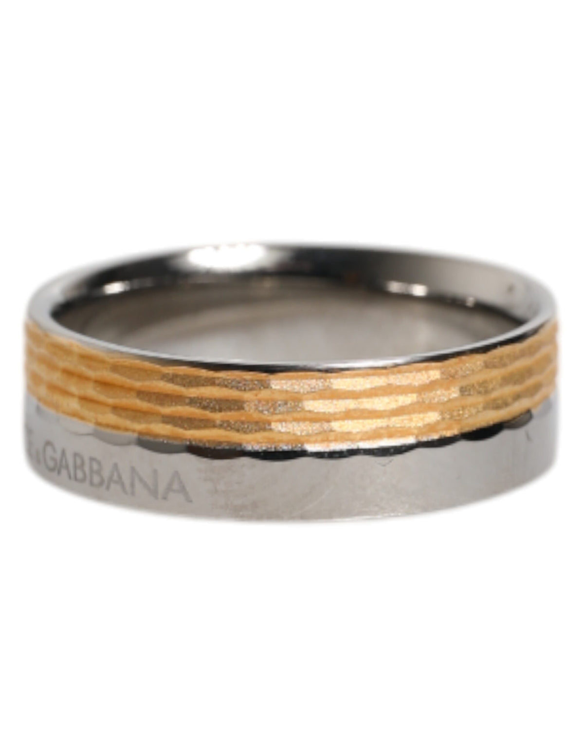 Gold Silver Tone Real Brass DG Logo Ring