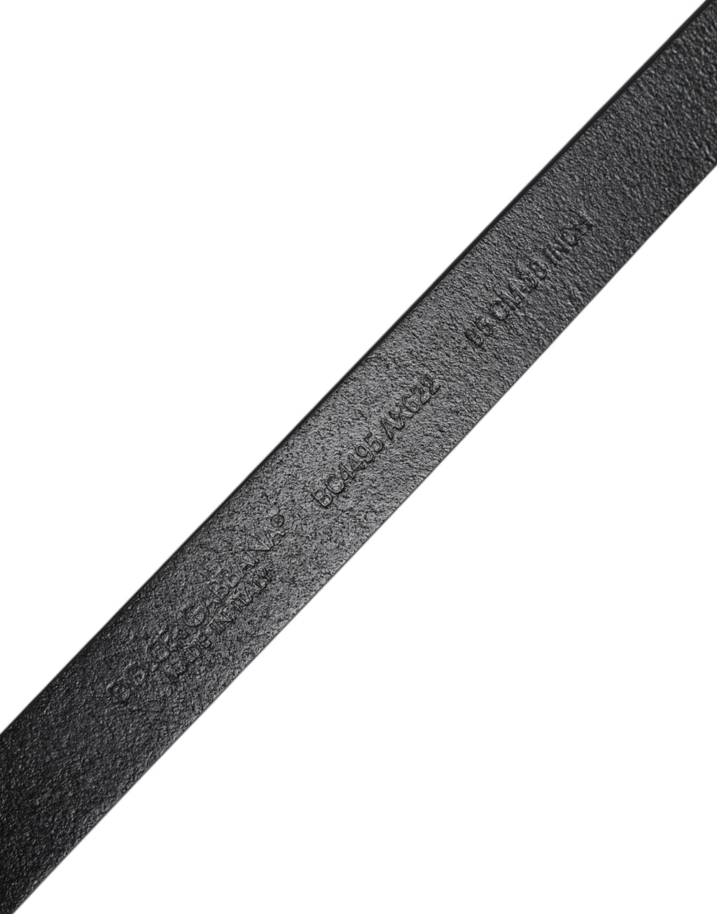 Ceinture en cuir de veau noir avec boucle métallique classique et logo.