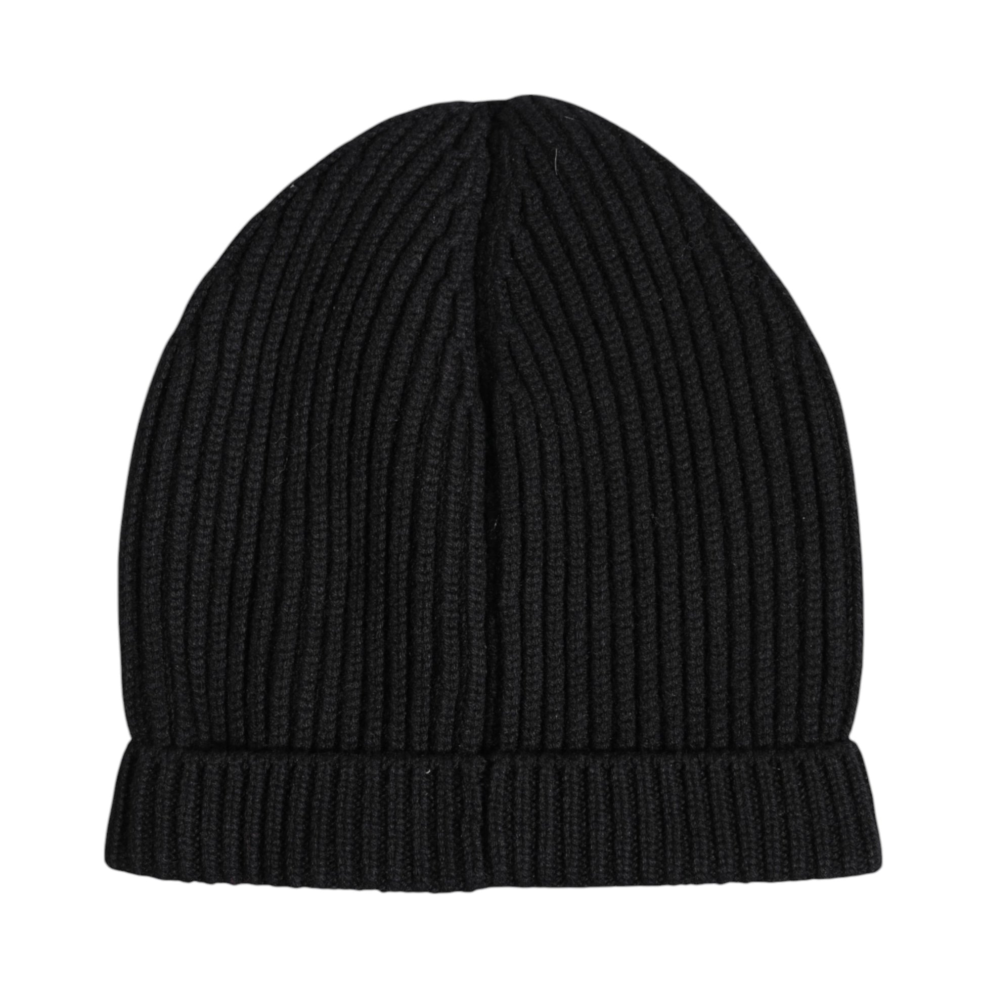 Chapeau de ski en cachemire noir tricoté pour l'hiver