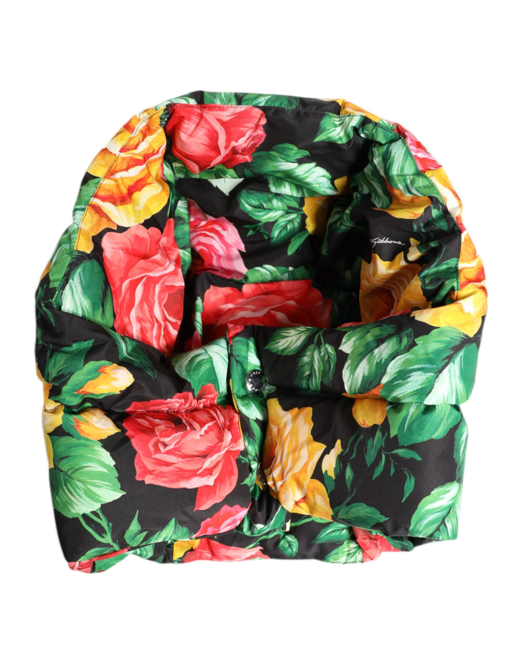 Chapeau-bonnet intégral à imprimé floral multicolore