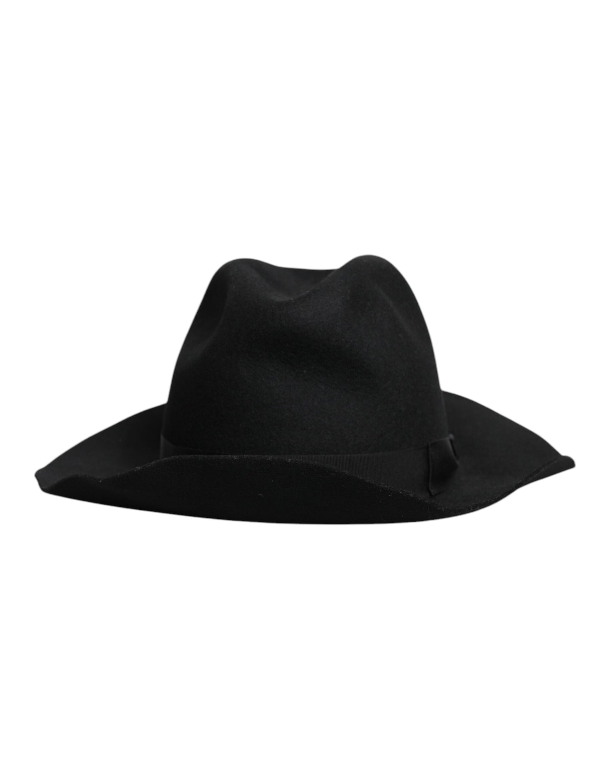 Chapeau Fedora Trilby à large bord noir