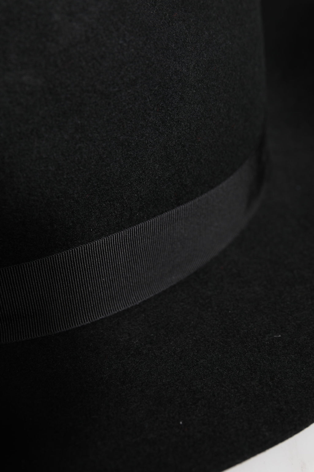 Chapeau Fedora Trilby à large bord noir