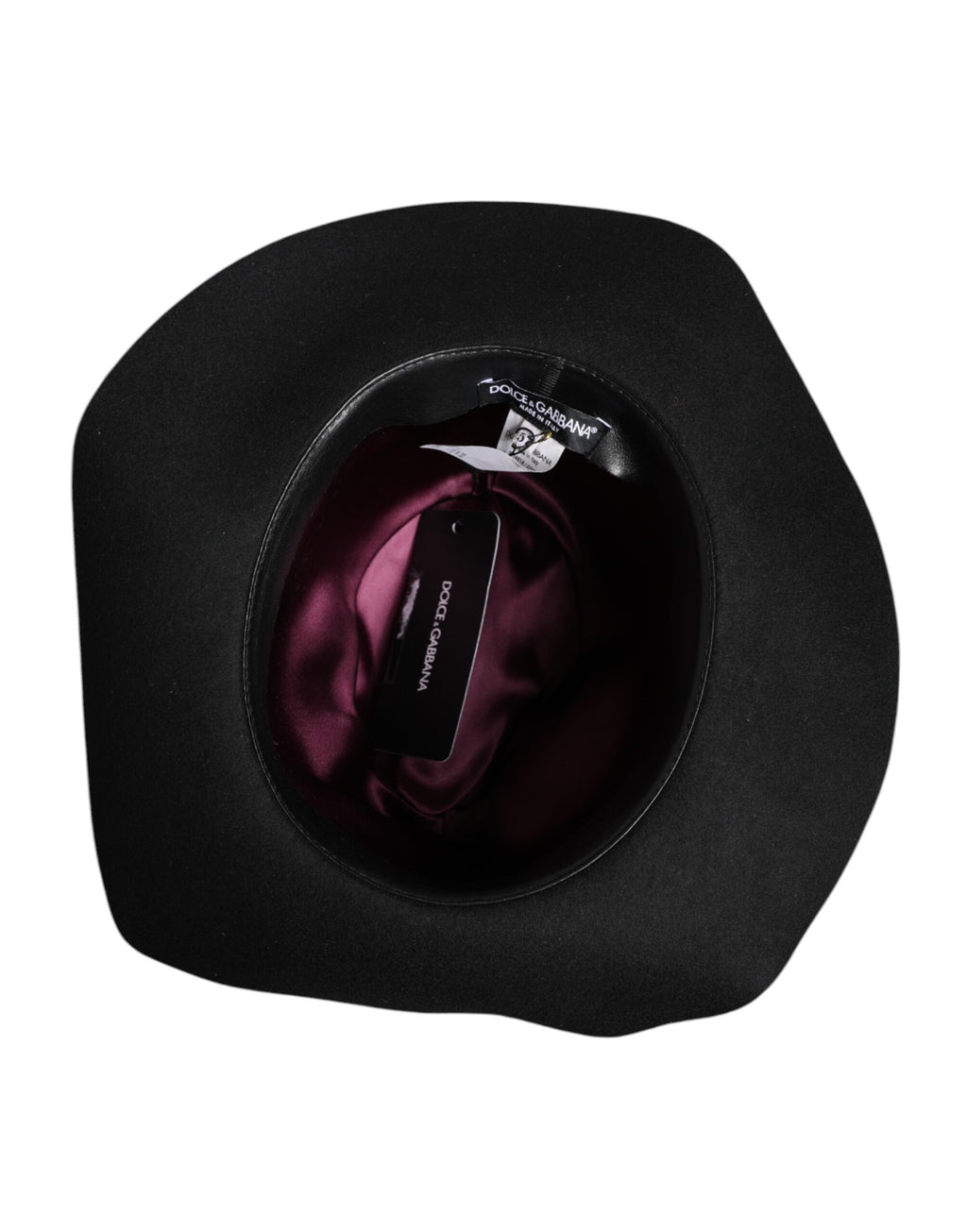 Chapeau Fedora Trilby à large bord noir