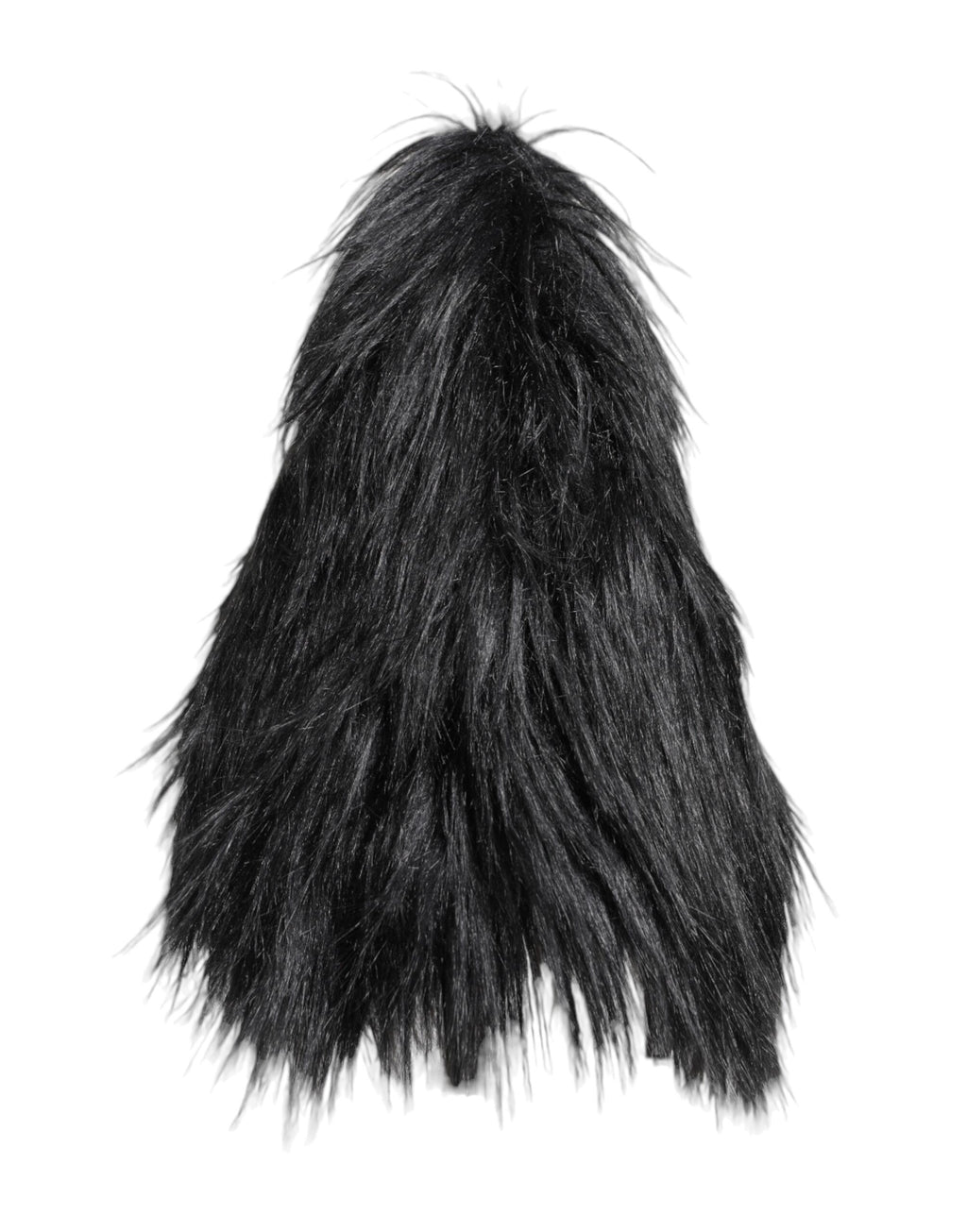 Chapeau de pêche en fausse fourrure acrylique noire pour femme