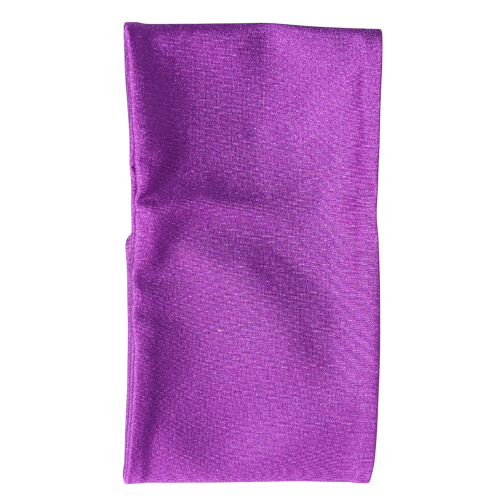 Écharpe chauve-cou extensible en nylon violet pour femme