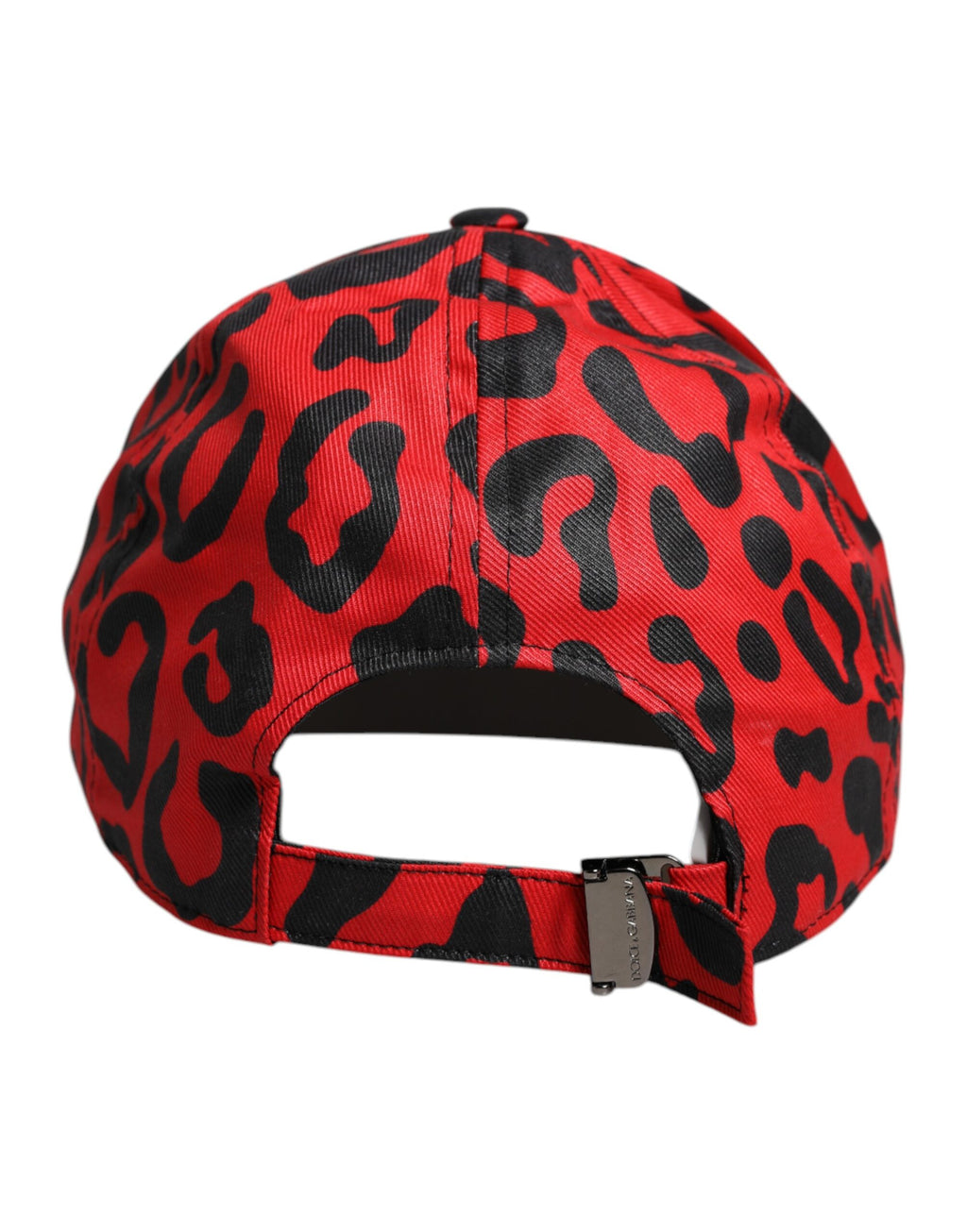 Casquette de baseball rouge en coton à 6 panneaux pour femme