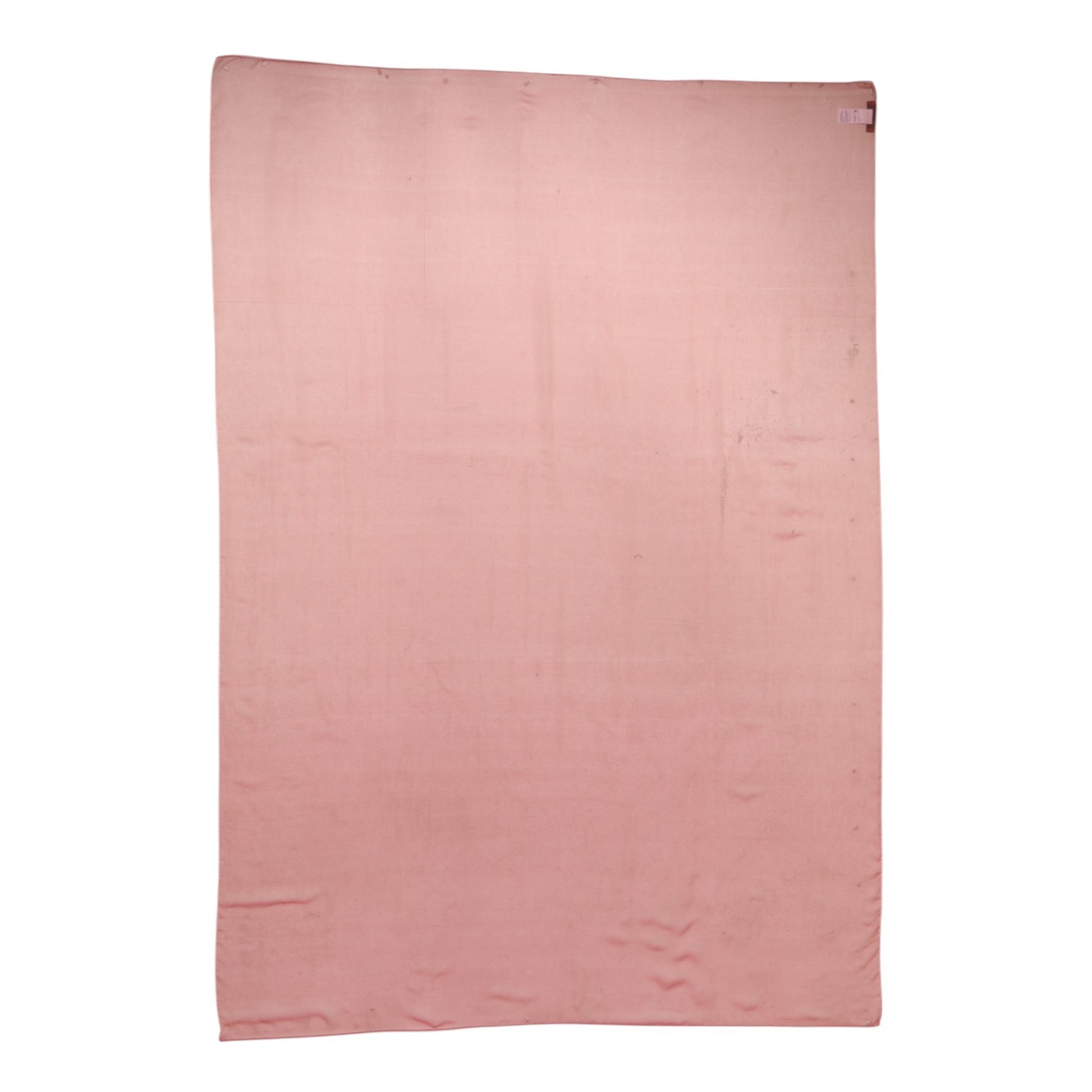 Écharpe rectangulaire en soie rose pour femme