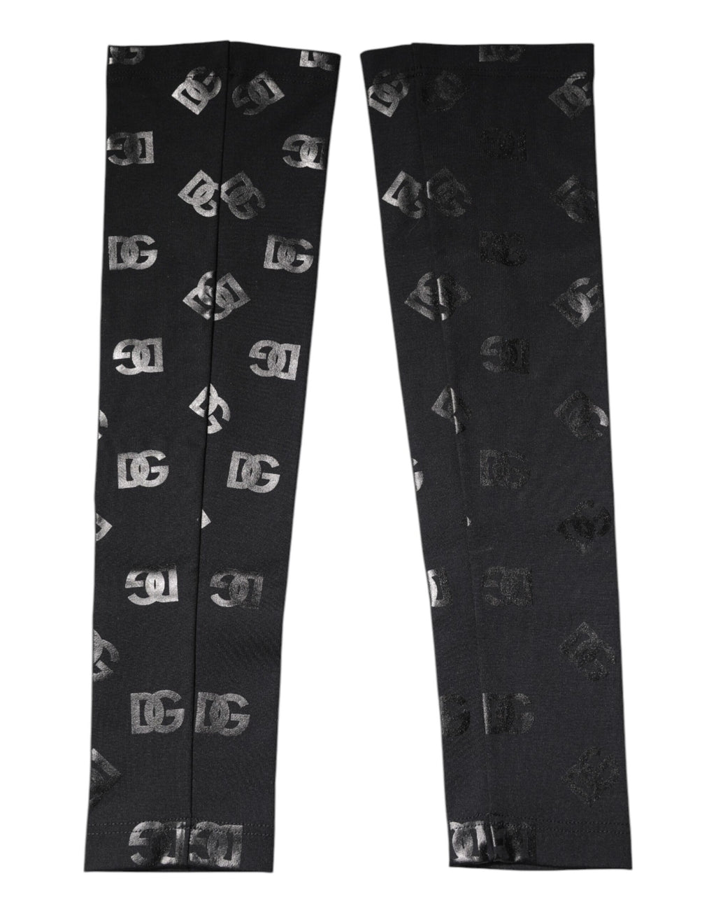 Manches en laine extensible à monogramme DG Logo noires
