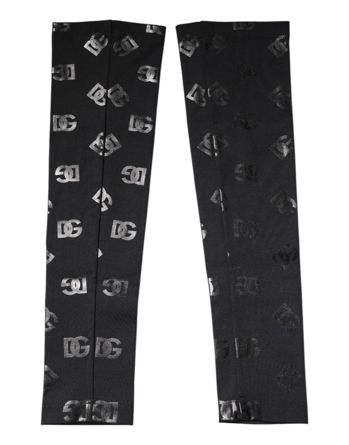 Manches en laine extensible à monogramme DG Logo noires