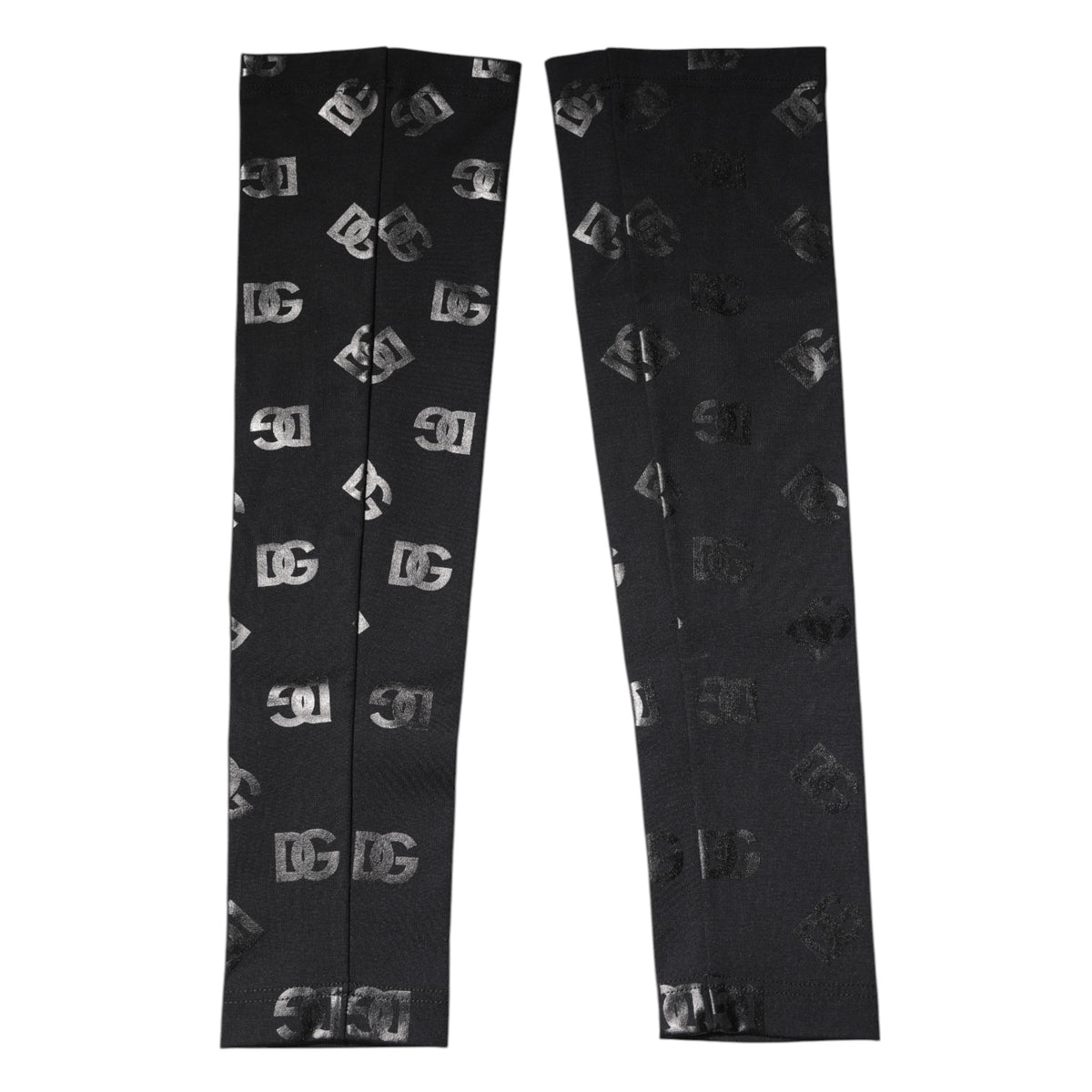 Manches en laine extensible à monogramme DG Logo noires