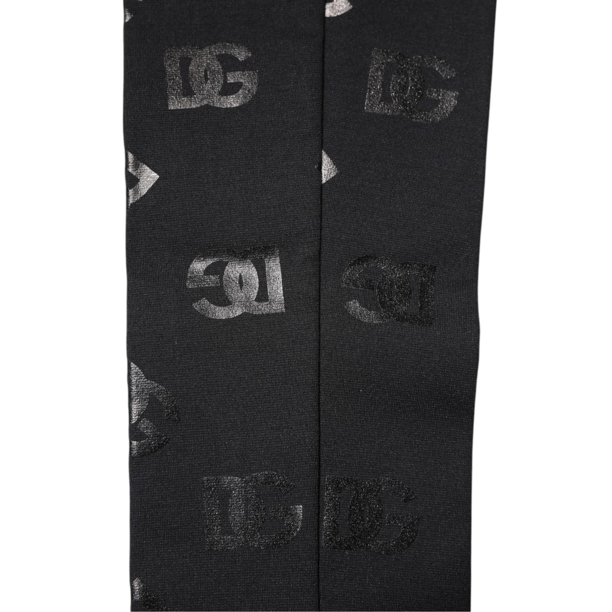 Manches en laine extensible à monogramme DG Logo noires