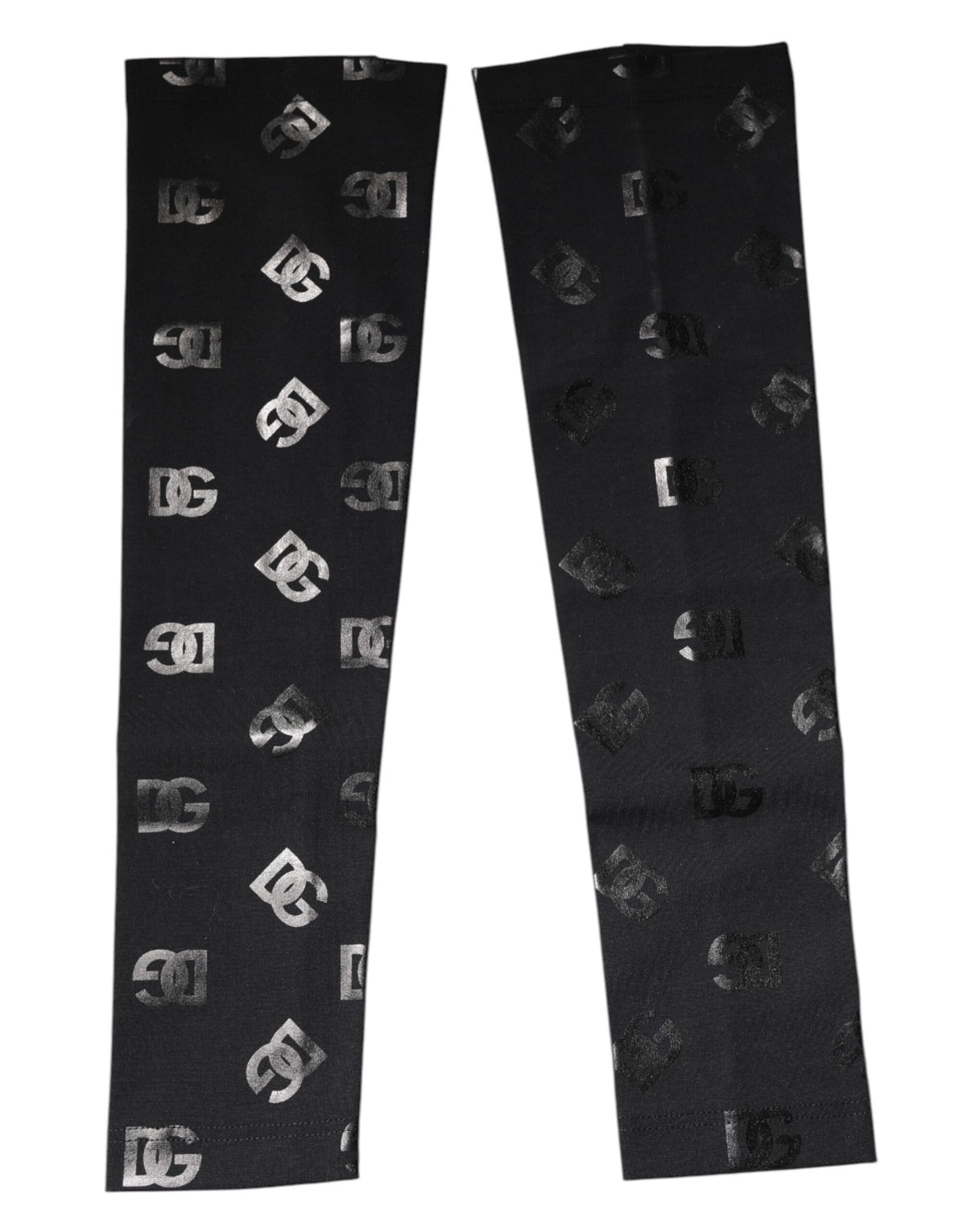Manches en laine extensible à monogramme DG Logo noires